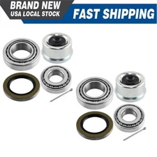2 RV Trailer Hub Wheel Bearing Kit 25580 14125A Seal 2.250'' 6000-7000lb Axles