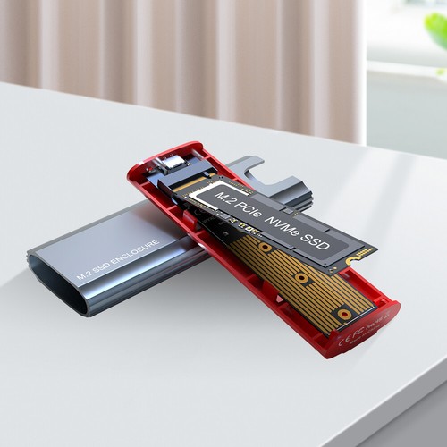 M.2 SSD Case USB3.1 Gen2 for 2230/2242/2260/2280 M2 NVMe SSD (Dual Protocol) - Bild 5 von 12