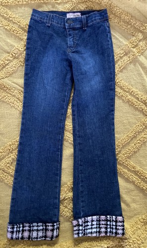 Boutique Ave Blue jeans sz 10 & NWT Cherokee girls Fair Isle sweater L 2pc lot - Picture 5 of 9