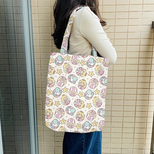 Bolso de hombro de lona PrincessPeach Bolso de compras Bolsos Bolso Super Mario - Imagen 16 de 21