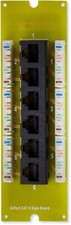 6-Port Cat 6 Data Board for MDU enclosure - AC0606 - BRAND NEW 