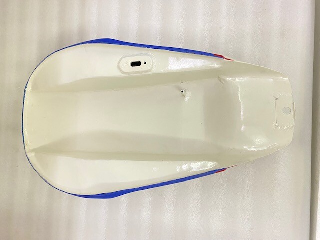 Fit For Yamaha Ysr 50 80 Ysr50 Ysr80 1989 Steel Tank Blue & White