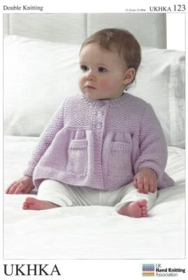UKHKA 123 Strickjacke & Decke Strick Muster Dk 30.5cm - 50.8cm 31cm - 51cm - Bild 1 von 2