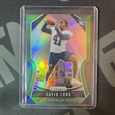 2019 Panini Prizm David Long Green Prizm Rookie Los Angeles Rams #386