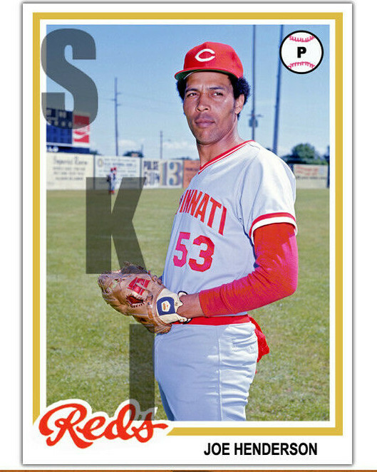 1978 STCC #727 Topps Style Joe Henderson Cincinnati Reds