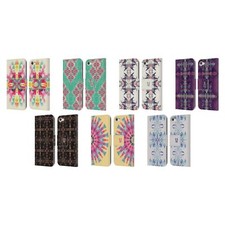 HEAD CASE DESIGNS KALEIDOSCOPE PRINT LEATHER BOOK CASE FOR APPLE iPOD TOUCH MP3