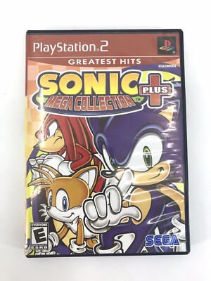 Sonic Mega Collection Plus Sony PlayStation 2 Ps2 Complete Greatest Hits