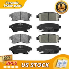For 2011-2015 Chevrolet Cruze,2013-2016 Sonic Front & Rear Ceramic Brake Pads