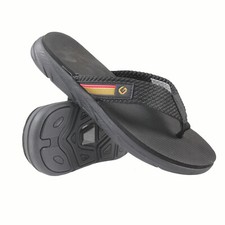 MENS CASUAL FLIP FLOPS SPORTS LIGHTWEIGHT MEMORY FOAM BEACH HOLIDAY MULES SANDAL
