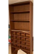 Ikea Billy Regal braun/rot / Buche 80 x 202 cm mit CD Einsatz