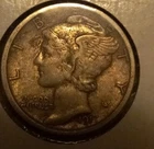ESTATE FIND 1917 S- Mercury Dime!!  Original Nice Patina