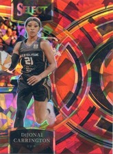 2024 Panini Select WNBA DIJONAI CARRINGTON #194 RED ICE PRIZM PREMIER LEVEL SUN