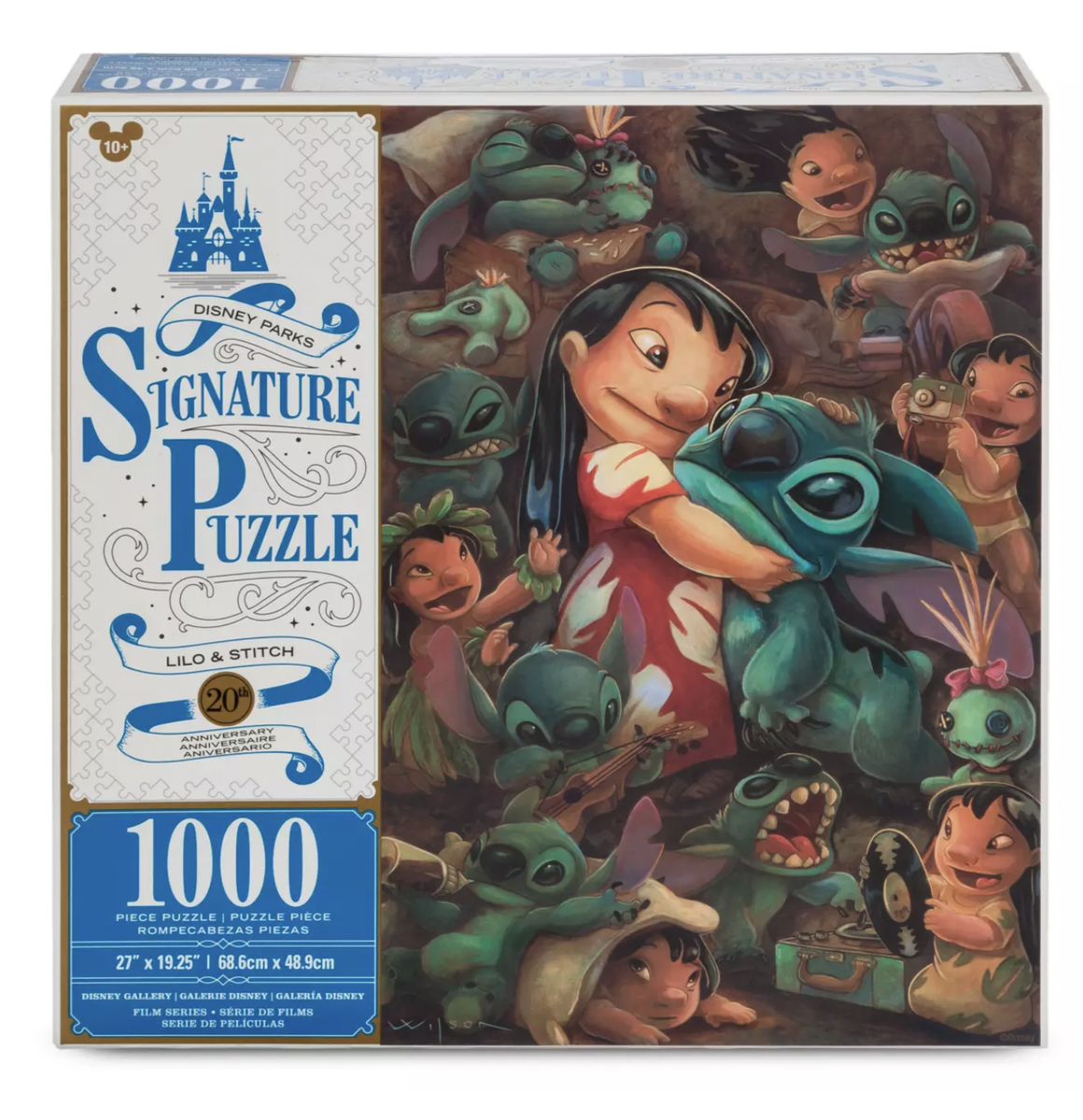 Disney 20th Anniversary 2022 Lilo and Stitch Jigsaw Puzzle 1000