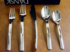 Dansk Stainless TORBEN 5 Piece Place Setting (S) Flatware - NEW / BOX!