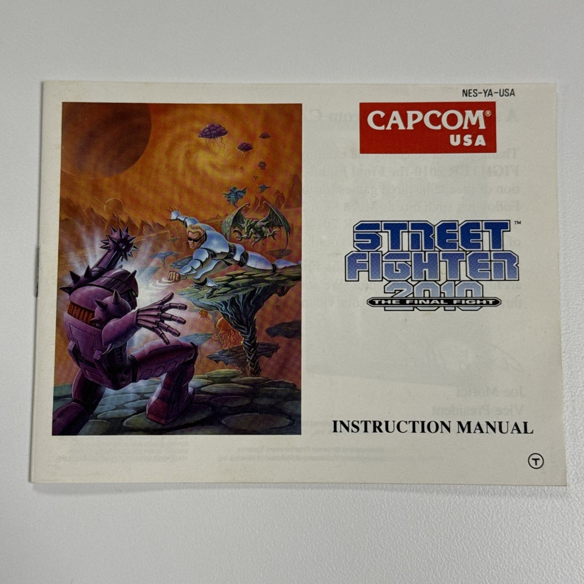 Street Fighter 2010 The Final Fight (Nintendo, 1990 NES) CIB