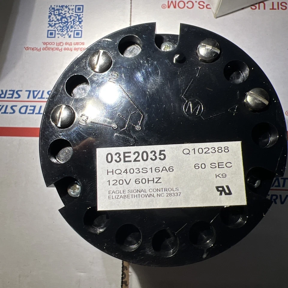 NOS Eagle Signal Controls HQ403S16A6 60 Second Industrial Reset Timer - Image 2 of 3
