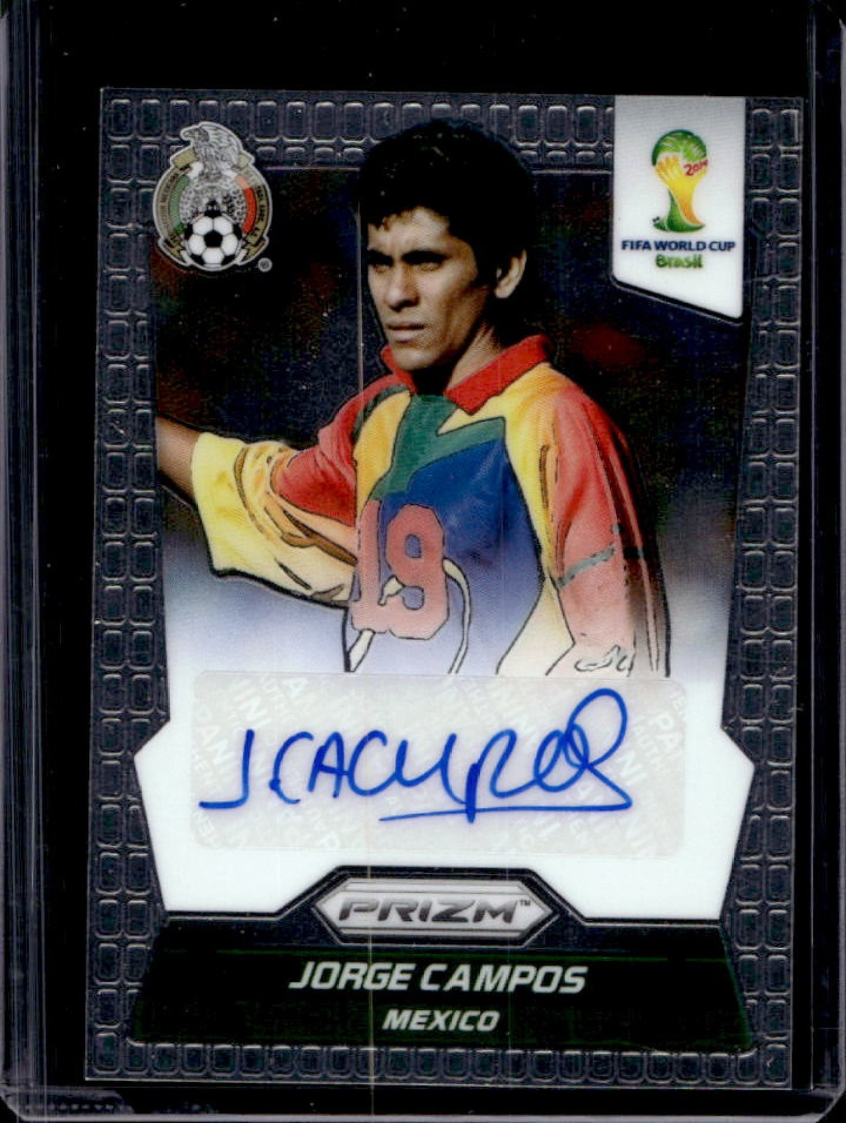 2014 Prizm World Cup Jorge Campos Signatures Auto #S-JCA Mexico