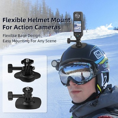 Flexible Helmhalterung Klebefixier Zubehör für DJI POCKET 4/3/NANO/Action6/X5/X4