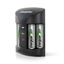 Energizer Recharge Pro AA and AAA Battery Charger with 4 AA NiMH Batteries
