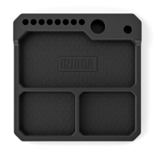 INJORA Silicone Tool Tray, Parts Tray Organizer with Tool Stand (160x160mm) - Picture 8 of 8