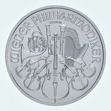 2008 Austria 1 1/2 Euro - 1 Oz Vienna Philharmonic World Coin- Silver *873
