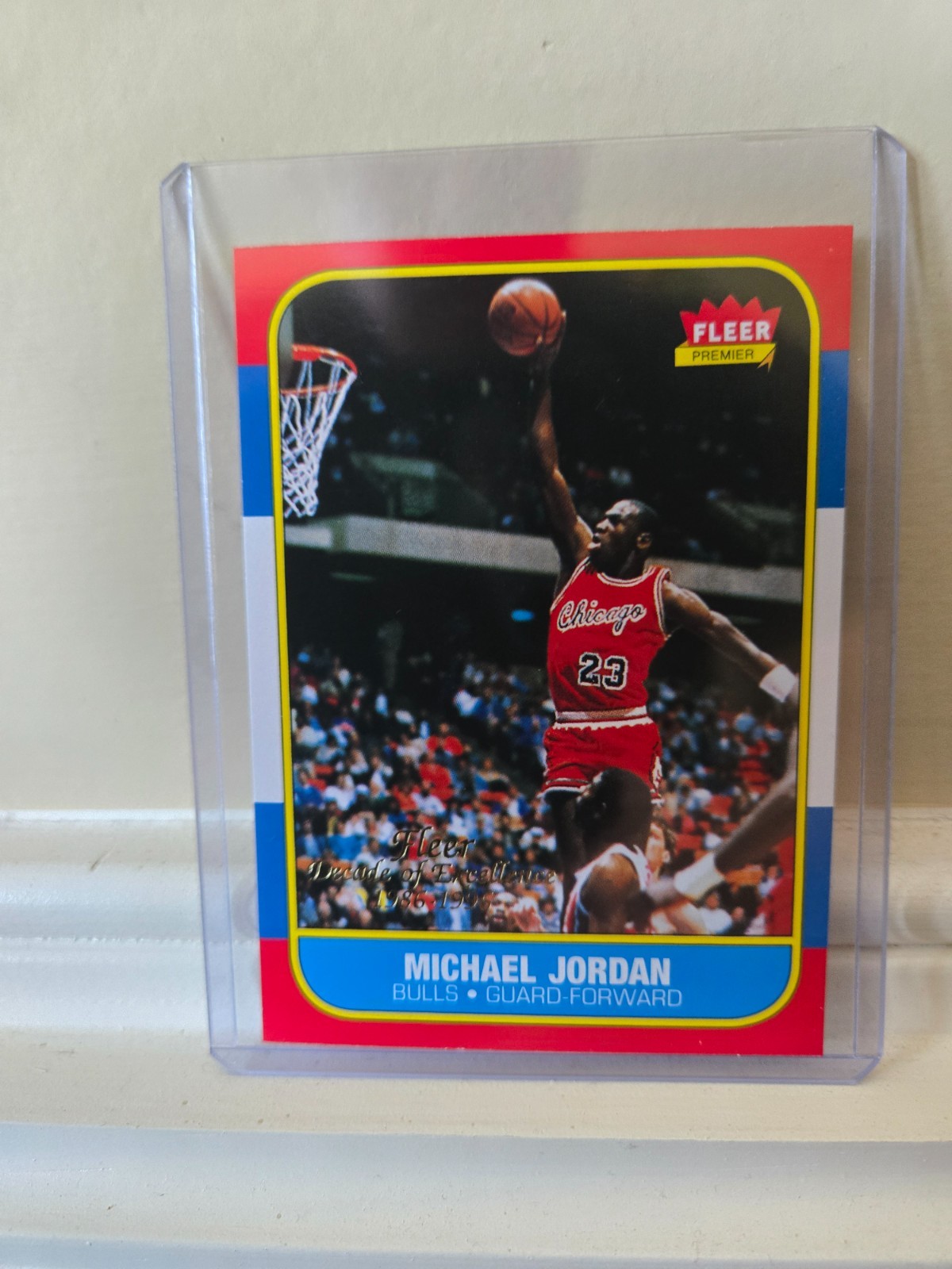 1996-97 Fleer Michael Jordan Decade of Excellence #4 Bulls