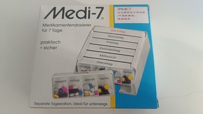 MEDI 7 Medikamentendos.f.7 Tage Deutsch/Englisch/Chinesisch