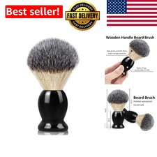 Professional Men's Shaving Brush, Black Hard Wood Handle   Perfect Gift Idea