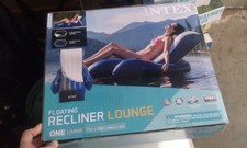 Intex Floating Recliner Inflatable Lounge 71inch X 53inch