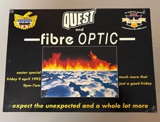 QUEST & FIBRE OPTIC easter special at the edge hardcore Rave flyer 9/04/1993