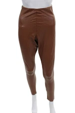 Commando Womens Ankle Jeggings Brown Size L