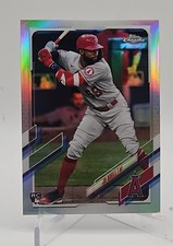 2021 Topps Chrome Baseball #142 Jo Adell Refractor Rookie Card Angels MLB RC. rookie card picture