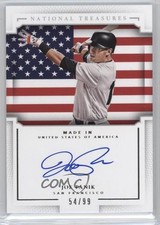 2016 Panini National Treasures Made in 54/99 Joe Panik #MI-JP Auto 0q5