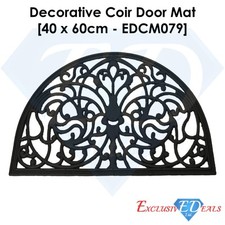 Heavy Duty Door Mats Indoor/Outdoor Embossed/PVC Natural Coir Anti-Slip Mat