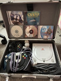 Sega Dreamcast HKT-3020 White Video Game Console with Controller Tested Working