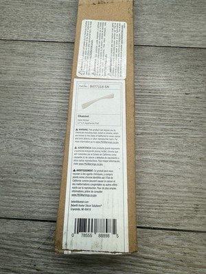 Belwith Keeler B077118-SN Channel 12'' Center to Center Appliance Pull Nickel