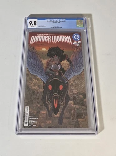 🔥 Absolute Wonder Woman #1 CGC 9.8 Graded Cover A 1st Printing DC Comics 🔥