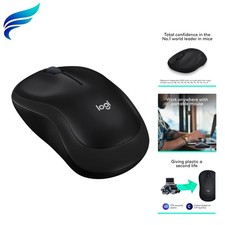 Lightweight Wireless Mouse for PC  Mac - 12- Battery, Ambidextrous Black