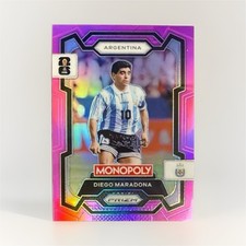 Panini 2026 Monopoly Prizm Purple Prizm Diego Maradona Argentina #/199