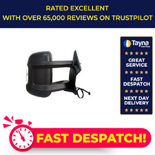 Door / Wing Mirror fits PEUGEOT BOXER 2.0D Right 2015 on O/S Driver Side Apec