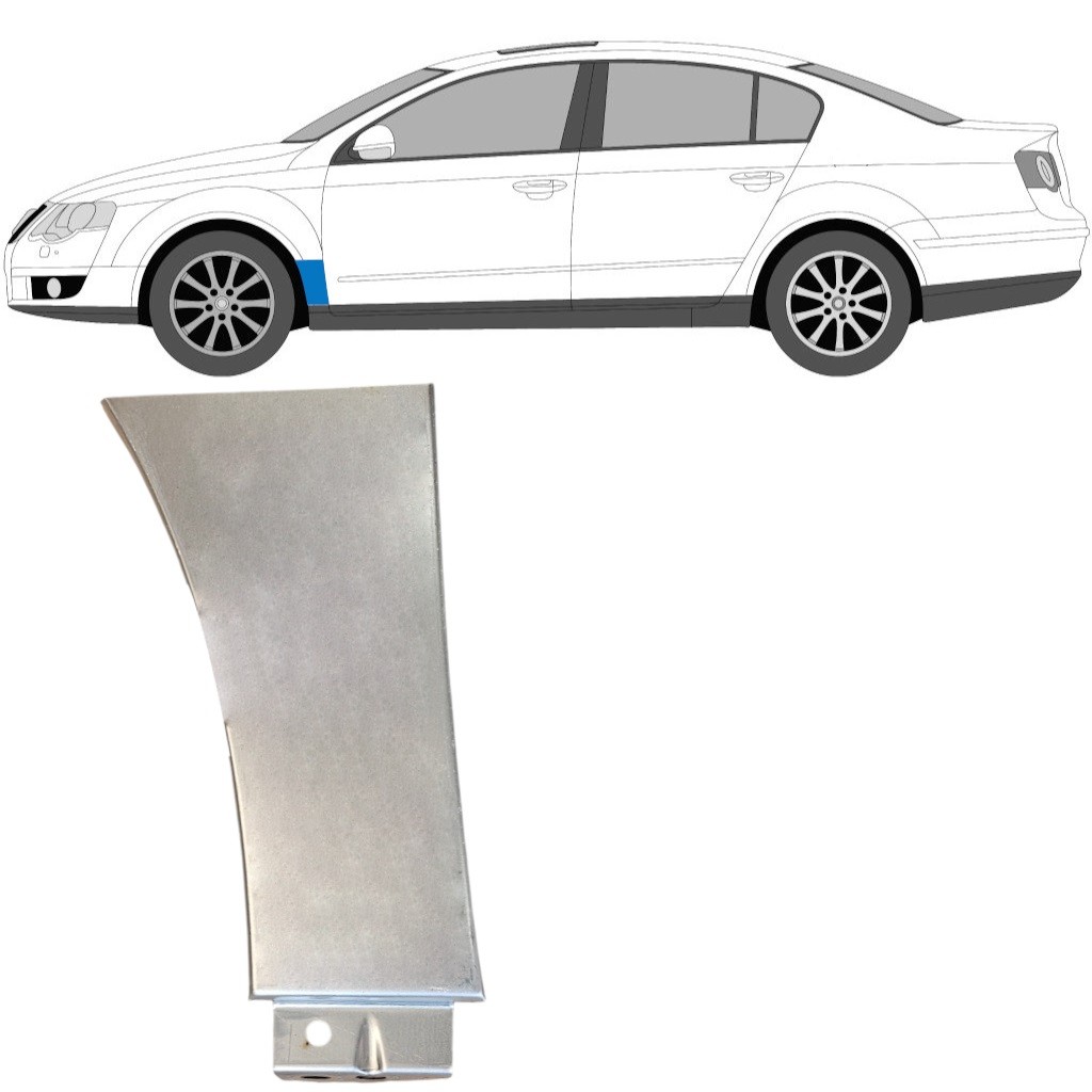 Front wing repair panel for Volkswagen Passat B6 2005-2010 / Left