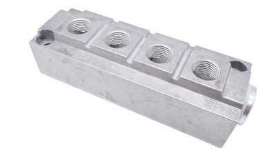 Festo FR-8-1/2 Verteilerblock 6411 4052568001216 18.6mm 0-16 bar Aluminium