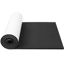Closed Cell Foam Sheet Padding Black 118x12x1/4 Inch Adhesive DIY Projects