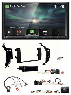 Kenwood Bluetooth USB 2DIN Lenkrad TMC DAB Navigation für Toyota Prius 04-09 Dis