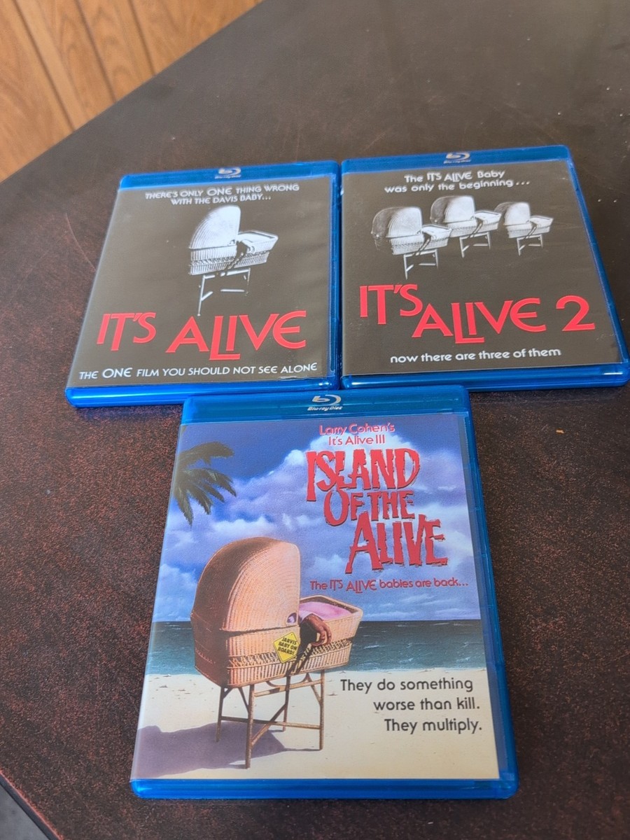 It's Alive Trilogy (Blu-ray) Its Alive 1,2, and Island of the