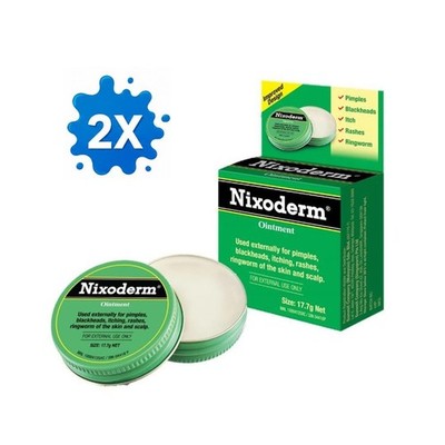 2X Nixoderm 17.7g Akne Hautberuhigungs Salbe Gegen Ekzem Juckreiz Ringflechte