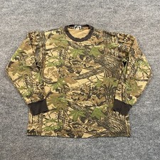 Vintage 90s Realtree Longsleeve Camo Shirt Large 21x25 Made in USA