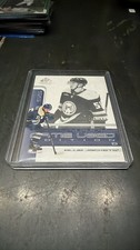 2022-23 Upper Deck SP Game Used Kent Johnson #R-15 Blue Jackets Rookie Card. rookie card picture