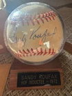 Sandy Koufax Autographed Baseball certified
