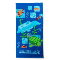 Minecraft Duschtuch Badetuch Strandtuch 70 X 140 Cm / 100% Baumwolle